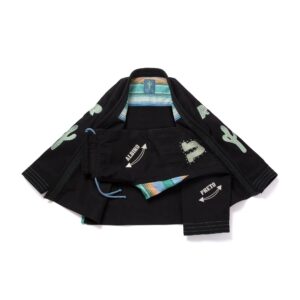 Albino & Preto Batch #91 Out To Adapt Black BJJ Gi with Bag