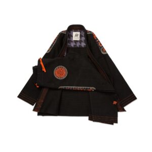Albino & Preto RS Comp OO Black BJJ Gi with Bag – Premium Herringbone Kimono