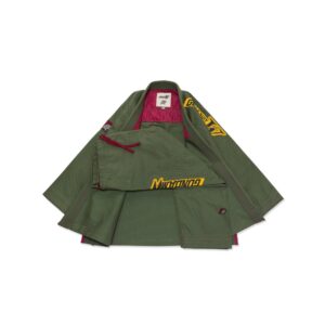 Albino & Preto A&P x Wing Gundam Olive BJJ Gi with Bag