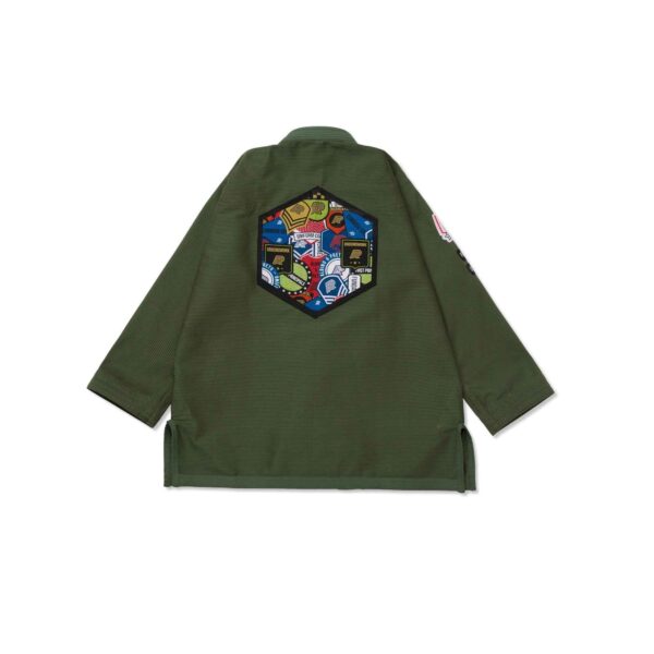 Albino & Preto Fundamental Olive Green “With Bags” BJJ Gi