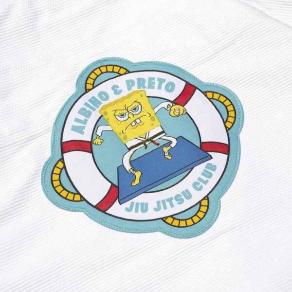 Gi de BJJ de Bob Esponja, Albino y Preto, lote #73