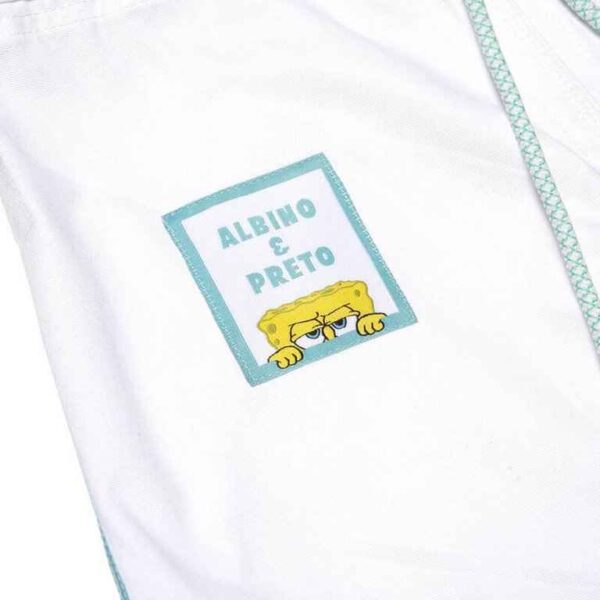 Gi de BJJ de Bob Esponja, Albino y Preto, lote #73