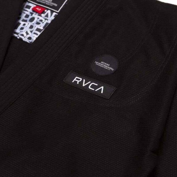 Shoyoroll RVCA x Heartbreakers Batch 115 Schwarzer BJJ-Gi (Jiu-Jitsu-Kimono) mit Tasche