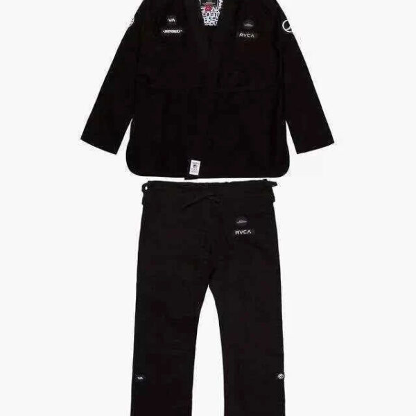 Shoyoroll RVCA x Heartbreakers Batch 115 Schwarzer BJJ-Gi (Jiu-Jitsu-Kimono) mit Tasche