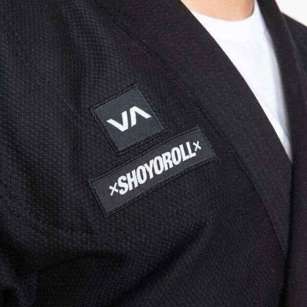 Shoyoroll RVCA x Heartbreakers Batch 115 Schwarzer BJJ-Gi (Jiu-Jitsu-Kimono) mit Tasche