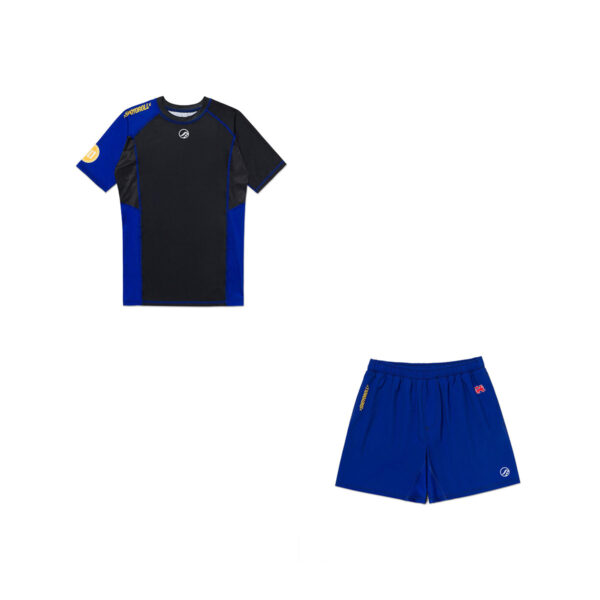 Una visione alternativa di Shoyoroll Comp Standard 25.3 Rash Guard and Shorts Premium BJJ No-Gi Set