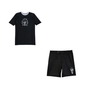 Shoyoroll Yooga Flame Rash Guard and Shorts Set | Premium BJJ No-Gi Apparel