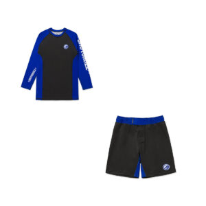 Shoyoroll Azure Competitor Rash Guard & Shorts – Premium BJJ Training Gear