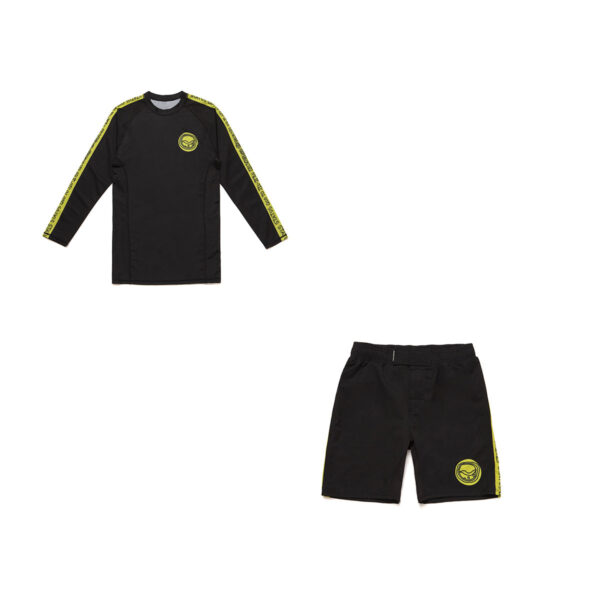 Alternative Sichtweise auf Shoyoroll Batch #112 Vital Principles Rash Guard and Shorts | BJJ No-Gi Set