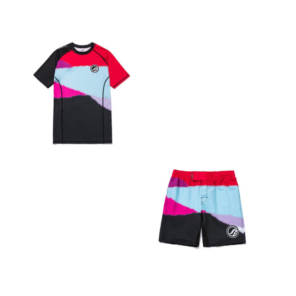 Alternative Sichtweise auf Shoyoroll Batch #129 Into The Fray Rash Guard and Shorts | BJJ No-Gi Set