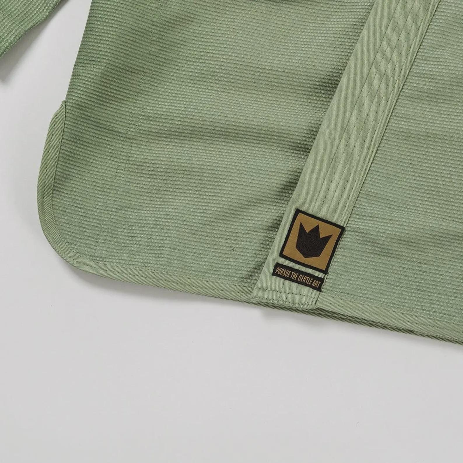 Kingz Pursue "The Gentle Art" BJJ Gi Kimono - Olive Green - Imagem 6